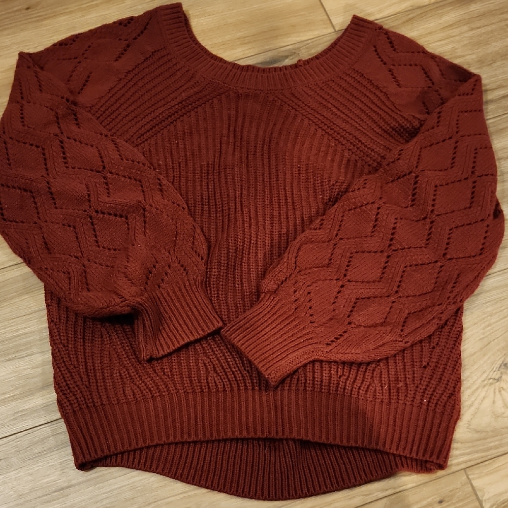 Amazon Women's Sweater - Deep Rust